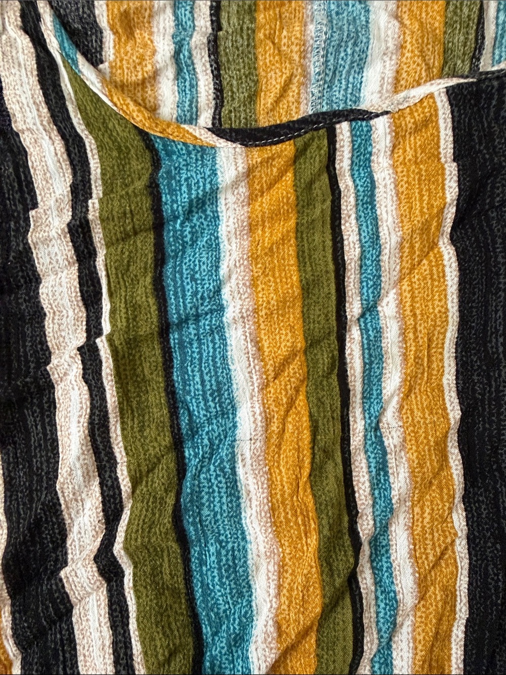 Discreet Striped Top - Picture 2 of 2